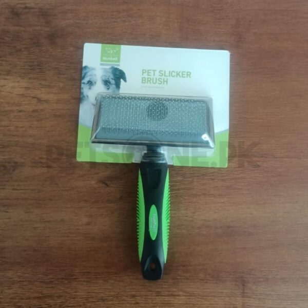 Nunbell Slicker Brush for Cats and Dogs – Professional Pet Grooming Brush