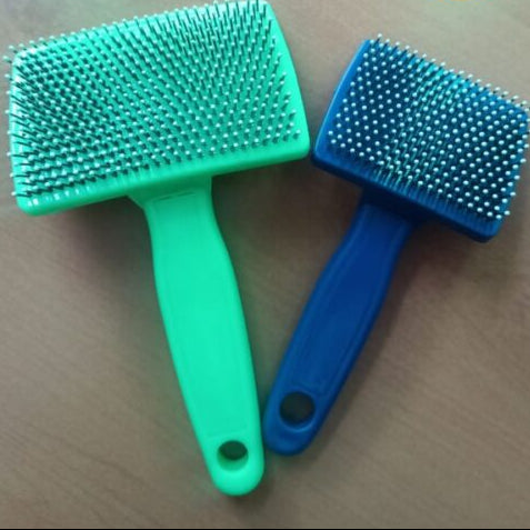 Multi Design Plastic Slicker Brush for Cats and Dogs – Stylish Grooming Tool