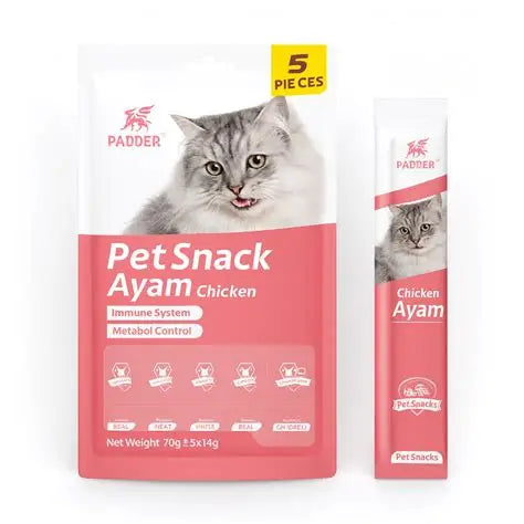 Paider Pet Snack – Chicken Hairball | Cat Hairball Control Chicken Treats