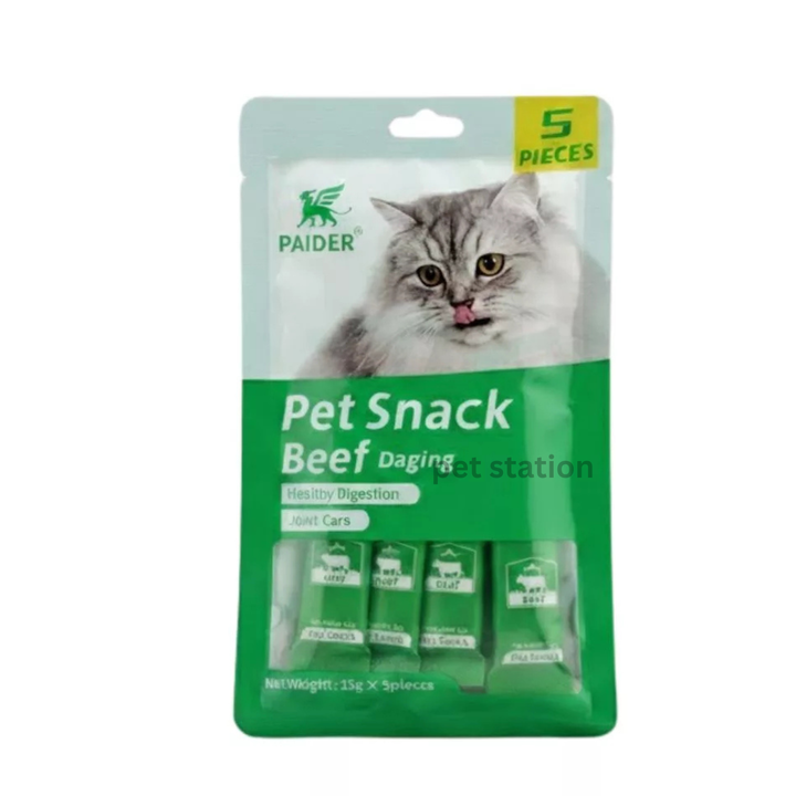 Paider Pet Snack – Beef Joint Care – 75g | Joint Health Treats for Dogs & Cats