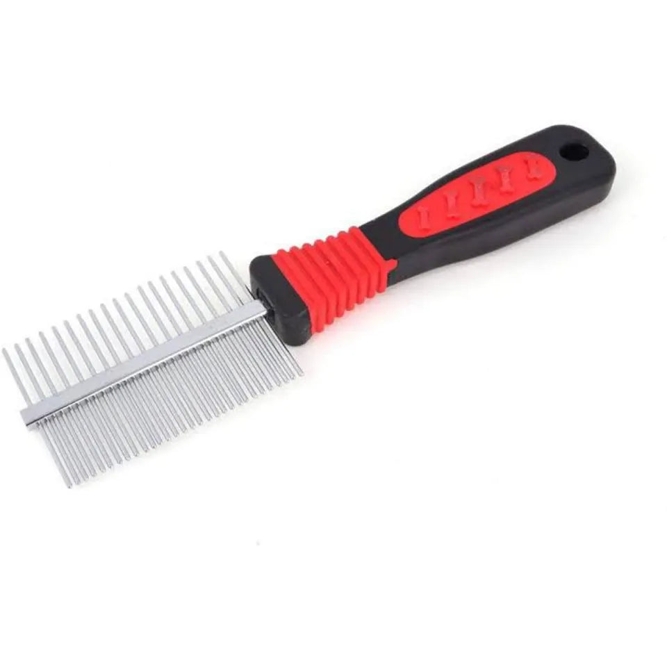 High-Quality Rubber Grip Pets Comb – Comfortable Grooming Comb for Cats & Dogs