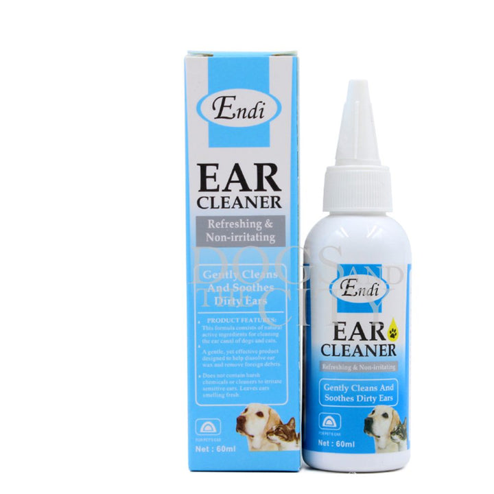 ENDI Ear Cleaner – 60ml | Gentle Ear Care for Cats & Dogs