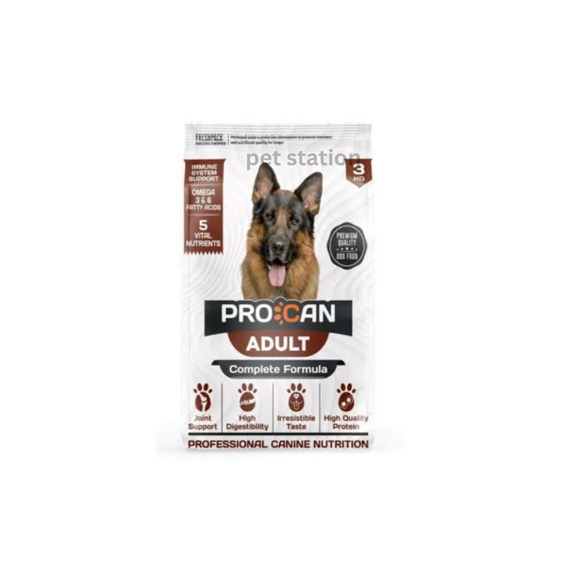 Procan Adult Dog Food – 3kg |