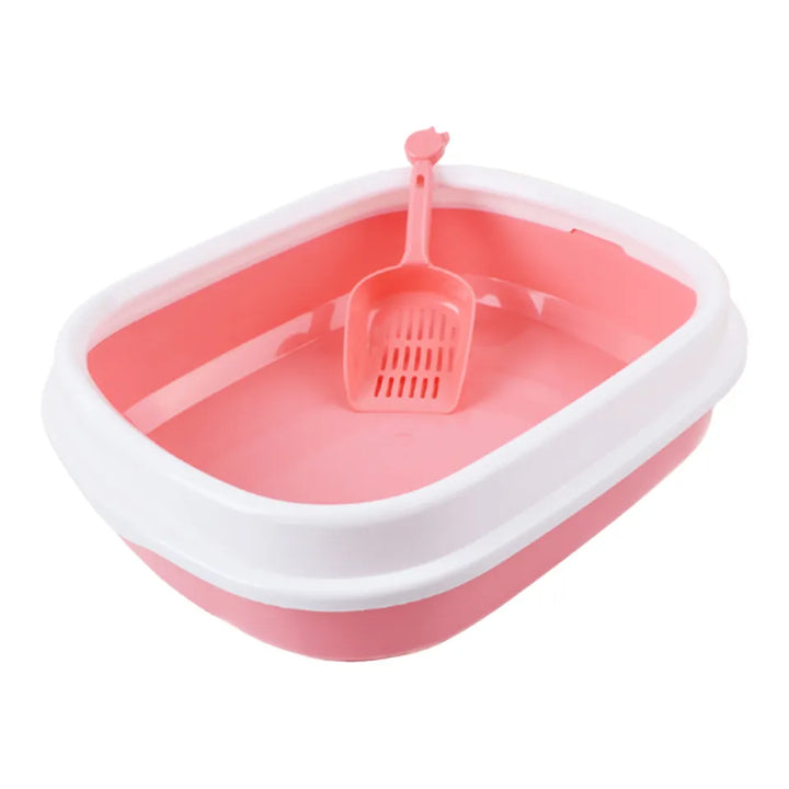 Litter Tray Cover with Free Scoop – Privacy & Odor Control for Cat Litter Box