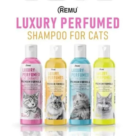 Remu Luxury Perfumed Shampoo for Cats – 320ml | Premium Cat Grooming