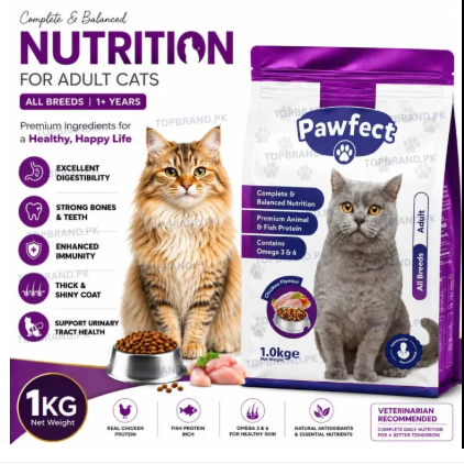 PAWFECT ADULT CAT FOOD 1kg